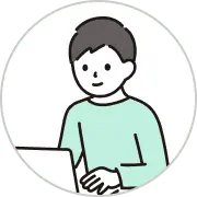 会社員Aさんのイラスト